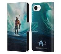 Head Case Designs Officially Licensed Aquaman And The Lost Kingdom Poster Graphics Leather Wallet Case Compatible With Apple iPhone 16e
