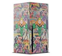 Head Case Designs Officially Licensed Aquaman DC Comics Character Collage Comic Book Cover Game Console Wrap Case Cover Compatible With Xbox Series X