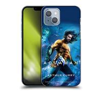 Head Case Designs Officially Licensed Aquaman Movie Arthur Curry Posters Hard Back Case Compatible With Apple iPhone 14