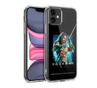 Head Case Designs Officially Licensed Aquaman Movie Trident of Atlan 1 Graphics Gel Case [Military Grade Protection] Compatible with Apple iPhone 11 and Compatible with MagSafe