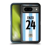 Head Case Designs Officially Licensed Argentina National Football Team Enzo Fernández 2024/25 Player Home Kit 1st Group Ultra-Armoured Shockproof Case [Military Grade] Compatible With Google Pixel 8
