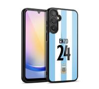 Head Case Designs Officially Licensed Argentina National Football Team Enzo Fernández 2024/25 Player Home Kit 1st Group Gel Armour Case [Military Grade] Compatible With Samsung Galaxy A25 5G