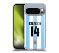 Head Case Designs Officially Licensed Argentina National Football Team Exequiel Palacios 2024/25 Player Home Kit 1st Group Gel Case Compatible with Google Pixel 10 & Compatible with MagSafe