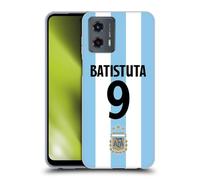 Head Case Designs Officially Licensed Argentina National Football Team Gabriel Batistuta 2024/25 Player Home Kit 2nd Group Gel Case [Military Grade Protection] Compatible With Motorola Moto G (2023)
