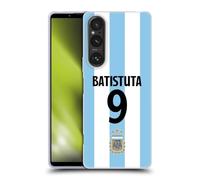 Head Case Designs Officially Licensed Argentina National Football Team Gabriel Batistuta 2024/25 Player Home Kit 2nd Group Gel Case [Military Grade Protection] Compatible With Sony Xperia 1 V 5G