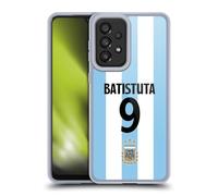 Head Case Designs Officially Licensed Argentina National Football Team Gabriel Batistuta 2024/25 Player Home Kit 2nd Group Gel Case [Military Grade Protection] Compatible With Galaxy A33 5G (2022)