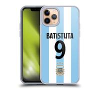 Head Case Designs Officially Licensed Argentina National Football Team Gabriel Batistuta 2024/25 Player Home Kit 2nd Group Gel Case [Military Grade Protection] Compatible With Apple iPhone 11 Pro