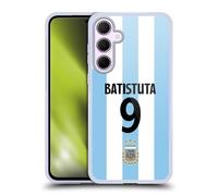 Head Case Designs Officially Licensed Argentina National Football Team Gabriel Batistuta 2024/25 Player Home Kit 2nd Group Gel Case [Military Grade Protection] Compatible With Samsung Galaxy A35 5G