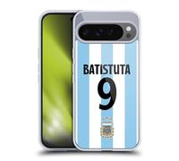 Head Case Designs Officially Licensed Argentina National Football Team Gabriel Batistuta 2024/25 Player Home Kit 2nd Group Gel Case [Military Grade Protection] Compatible With Google Pixel 9 Pro XL