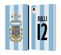 Head Case Designs Officially Licensed Argentina National Football Team Gerónimo Rulli 2024/25 Player Home Kit 2nd Group Leather Wallet Case Compatible With Apple iPad mini (2021/2024)