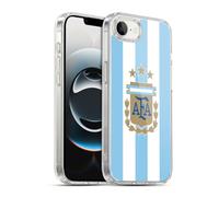 Head Case Designs Officially Licensed Argentina National Football Team Home 2024/25 Crest Kit Gel Case [Military Grade] Compatible with Apple iPhone 16e / iPhone 17e and Compatible with MagSafe