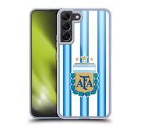 Head Case Designs Officially Licensed Argentina National Football Team Home 2026 Crest Kit Gel Case [Military Grade Protection] Compatible with Samsung Galaxy S22+ 5G and Compatible with MagSafe