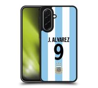 Head Case Designs Officially Licensed Argentina National Football Team Julián Álvarez 2024/25 Player Home Kit 1st Group Gel Armour Case [Military Grade] Compatible With Samsung Galaxy A36 5G