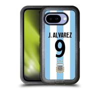Head Case Designs Officially Licensed Argentina National Football Team Julián Álvarez 2024/25 Player Home Kit 1st Group Ultra-Armoured Shockproof Case [Military Grade] Compatible With Google Pixel 9A
