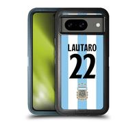 Head Case Designs Officially Licensed Argentina National Football Team Lautaro Martínez 2024/25 Player Home Kit 1st Group Ultra-Armoured Shockproof Case [Military Grade] Compatible With Google Pixel 8