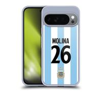 Head Case Designs Officially Licensed Argentina National Football Team Nahuel Molina 2024/25 Player Home Kit 1st Group Gel Case Compatible with Google Pixel 10 & Compatible with MagSafe