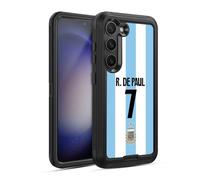 Head Case Designs Officially Licensed Argentina National Football Team Rodrigo de Paul 2024/25 Player Home Kit 1st Group Ultra-Armoured Shockproof Case Compatible With Samsung Galaxy S23 5G