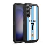 Head Case Designs Officially Licensed Argentina National Football Team Rodrigo de Paul 2024/25 Player Home Kit 1st Group Ultra-Armoured Shockproof Case Compatible With Samsung Galaxy S23+ 5G