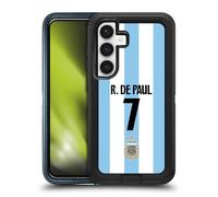 Head Case Designs Officially Licensed Argentina National Football Team Rodrigo de Paul 2024/25 Player Home Kit 1st Group Ultra-Armoured Shockproof Case Compatible With Samsung Galaxy S24 5G