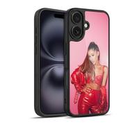Head Case Designs Officially Licensed Ariana Grande Red Leather Dangerous Woman Gel Armour Case [Military Grade Protection] Compatible With Apple iPhone 16