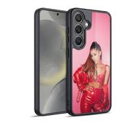 Head Case Designs Officially Licensed Ariana Grande Red Leather Dangerous Woman Gel Armour Case [Military Grade Protection] Compatible With Samsung Galaxy S24 5G