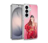 Head Case Designs Officially Licensed Ariana Grande Red Leather Dangerous Woman Gel Case [Military Grade Protection] Compatible With Samsung Galaxy S26