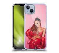 Head Case Designs Officially Licensed Ariana Grande Red Leather Dangerous Woman Gel Case [Military Grade Protection] Compatible With Apple iPhone 14 Plus