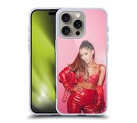 Head Case Designs Officially Licensed Ariana Grande Red Leather Dangerous Woman Gel Case [Military Grade Protection] Compatible with Apple iPhone 16 Pro Max and Compatible with MagSafe