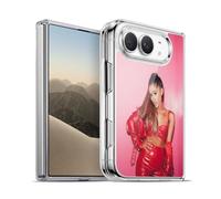 Head Case Designs Officially Licensed Ariana Grande Red Leather Dangerous Woman Gel Case [Military Grade Protection] Compatible with Apple iPhone Duo and Compatible with MagSafe