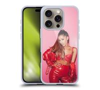 Head Case Designs Officially Licensed Ariana Grande Red Leather Dangerous Woman Gel Case [Military Grade Protection] Compatible with Apple iPhone 16 Pro and Compatible with MagSafe