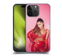 Head Case Designs Officially Licensed Ariana Grande Red Leather Dangerous Woman Hard Back Case Compatible With Apple iPhone 15 Pro Max