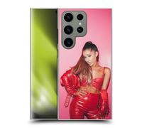 Head Case Designs Officially Licensed Ariana Grande Red Leather Dangerous Woman Hard Back Case Compatible With Samsung Galaxy S24 Ultra 5G