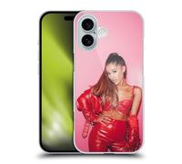 Head Case Designs Officially Licensed Ariana Grande Red Leather Dangerous Woman Hard Back Case Compatible With Apple iPhone 16