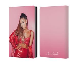 Head Case Designs Officially Licensed Ariana Grande Red Leather Dangerous Woman Leather Wallet Case Compatible With Kindle Paperwhite 5 (2021)