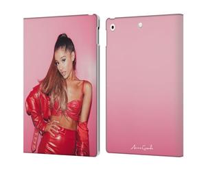 Head Case Designs Officially Licensed Ariana Grande Red Leather Dangerous Woman Leather Wallet Case Compatible With Apple iPad 10.2 2019/2020/2021
