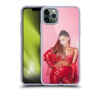 Head Case Designs Officially Licensed Ariana Grande Red Leather Dangerous Woman Soft Gel Case [Military Grade Protection] Compatible With Apple iPhone 11 Pro Max
