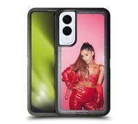 Head Case Designs Officially Licensed Ariana Grande Red Leather Dangerous Woman Ultra-Armoured Shockproof Case [Military Grade Protection] Compatible With Samsung Galaxy S25 Edge