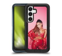 Head Case Designs Officially Licensed Ariana Grande Red Leather Dangerous Woman Ultra-Armoured Shockproof Case [Military Grade Protection] Compatible With Samsung Galaxy S24 5G