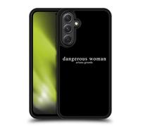 Head Case Designs Officially Licensed Ariana Grande Text Dangerous Woman Gel Armour Case [Military Grade Protection] Compatible With Samsung Galaxy A54 5G