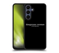 Head Case Designs Officially Licensed Ariana Grande Text Dangerous Woman Gel Armour Case [Military Grade Protection] Compatible With Samsung Galaxy S25 FE