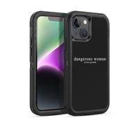 Head Case Designs Officially Licensed Ariana Grande Text Dangerous Woman Ultra-Armoured Shockproof Case [Military Grade Protection] Compatible With Apple iPhone 14