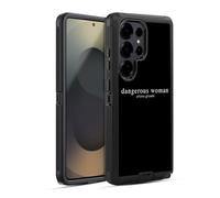 Head Case Designs Officially Licensed Ariana Grande Text Dangerous Woman Ultra-Armoured Shockproof Case [Military Grade Protection] Compatible With Samsung Galaxy S25 Ultra