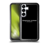 Head Case Designs Officially Licensed Ariana Grande Text Dangerous Woman Ultra-Armoured Shockproof Case [Military Grade Protection] Compatible With Samsung Galaxy S25+