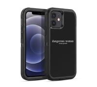 Head Case Designs Officially Licensed Ariana Grande Text Dangerous Woman Ultra-Armoured Shockproof Case [Military Grade Protection] Compatible With Apple iPhone 12 / iPhone 12 Pro
