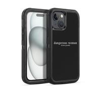 Head Case Designs Officially Licensed Ariana Grande Text Dangerous Woman Ultra-Armoured Shockproof Case [Military Grade Protection] Compatible With Apple iPhone 15