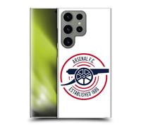 Head Case Designs Officially Licensed Arsenal FC 1886 Crest and Gunners Logo Hard Back Case Compatible With Samsung Galaxy S24 Ultra 5G