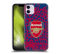 Head Case Designs Officially Licensed Arsenal FC Animal Pattern Logos Hard Back Case Compatible With Apple iPhone 11