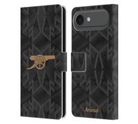 Head Case Designs Officially Licensed Arsenal FC Away 2022/23 Crest Kit Leather Wallet Case Compatible With Apple iPhone 17 Air