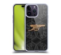 Head Case Designs Officially Licensed Arsenal FC Away 2022/23 Crest Kit Soft Gel Case Compatible With Apple iPhone 14 Pro Max