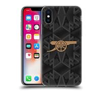 Head Case Designs Officially Licensed Arsenal FC Away 2022/23 Crest Kit Soft Gel Case Compatible With Apple iPhone X/iPhone XS